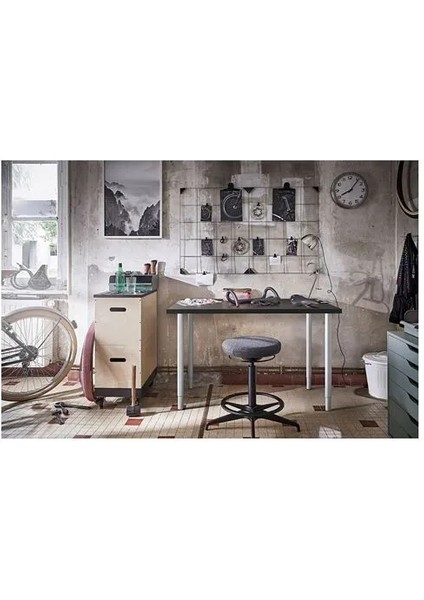 Lınnmon Çalışma Masası Tablası Koyu Gri 100 x 60 cm modelleri