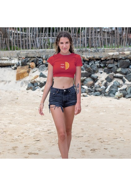 Orange Crop Tişört - Kırmızı fiyatları