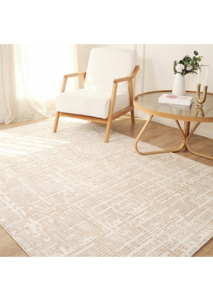 7/24 Iskandinav Sten Bej Salon Mutfak Halısı Yolluk