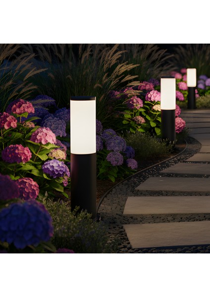 Bahçe Armatürü — KBA767 / Kule Aplik / E27 / IP65