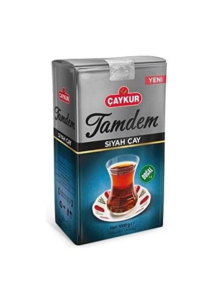 Çaykur Tamdem Bergamot Aromalı Dökme Siyah Çay 1000G