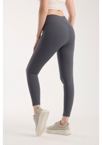 Fitilli Şardonlu Içi Polarlı Yüksek Bel Toparlayıcı Tayt modelleri