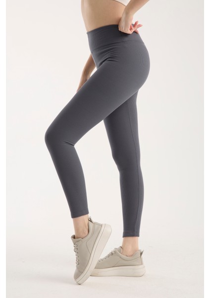 Fitilli Şardonlu Içi Polarlı Yüksek Bel Toparlayıcı Tayt fırsatları