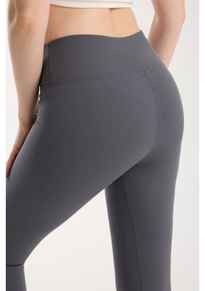 Fitilli Şardonlu Içi Polarlı Yüksek Bel Toparlayıcı Tayt indirimleri