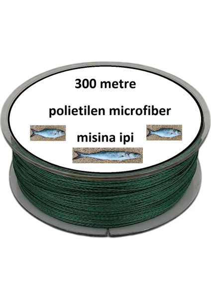 Misina 300M Polietilen Microfiber 2.0 Ip Misina Yeşil ( Lisinya )
