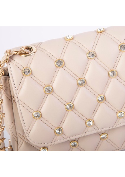 Kadın Taşlı Zincirli Şık Kapitone Çapraz Çanta N101 ( 21X12 Cm) fiyatları
