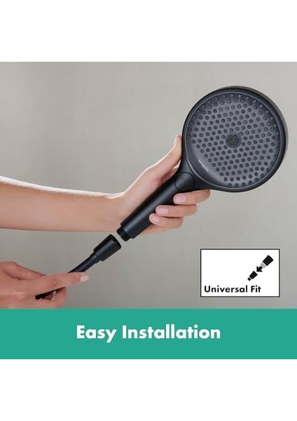 28260670 160 cm Tekstil Duş Hortumu, Mat Siyah, 1,60 M fiyatları