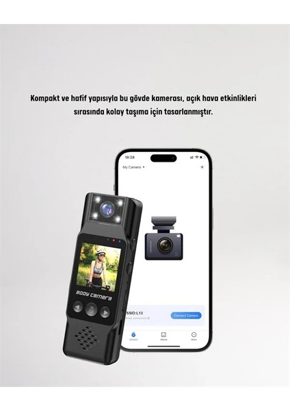 Hareket Algılayıcılı Taşınabilir Mini Kamera – 3mp Fotoğraf, Düşük Güç Tüketimi modelleri