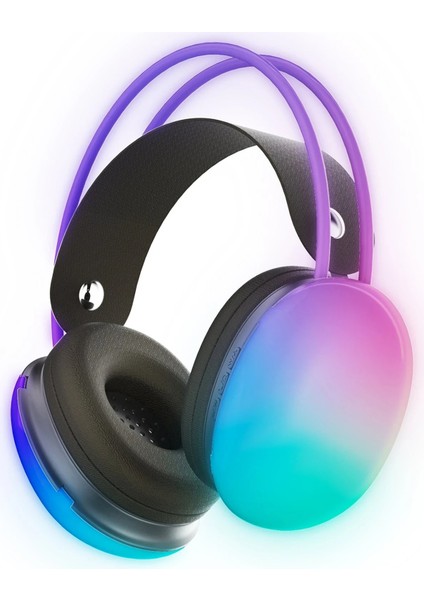 Nrtmsa Karler Bass Krh1 Rgb Kafaüstü Kablosuz Kulaklık - Siyah