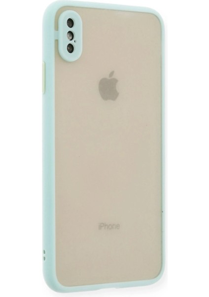 iPhone Xs Max Kılıf Montreal Silikon Kapak - Turkuaz - FKU8239-7402 fiyatları