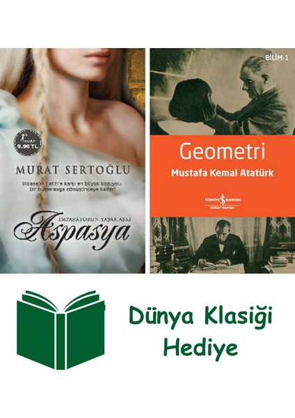 Aspasya (Cep Boy) + Geometri + Dünya Klasiği Hediye