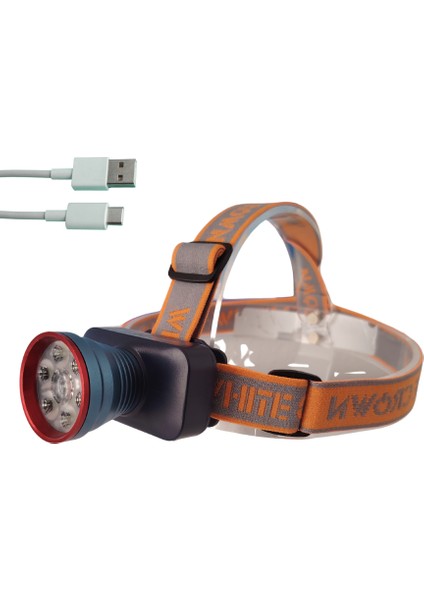 GP-326 Ultra Güçlü Şarjlı Kafa Lambası 10 Watt fiyatları