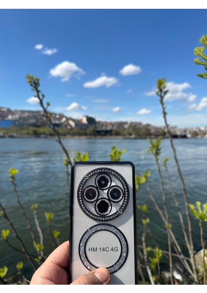 Xiaomi Redmi 14C 4g Şeffaf Taşlı Magsafe Özellikli Kılıf modelleri