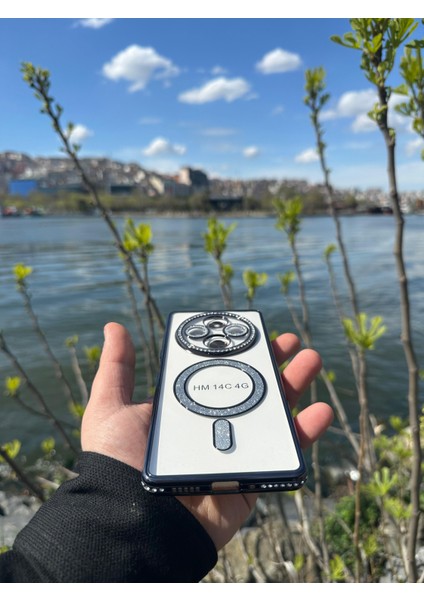 Xiaomi Redmi 14C 4g Şeffaf Taşlı Magsafe Özellikli Kılıf fırsatları