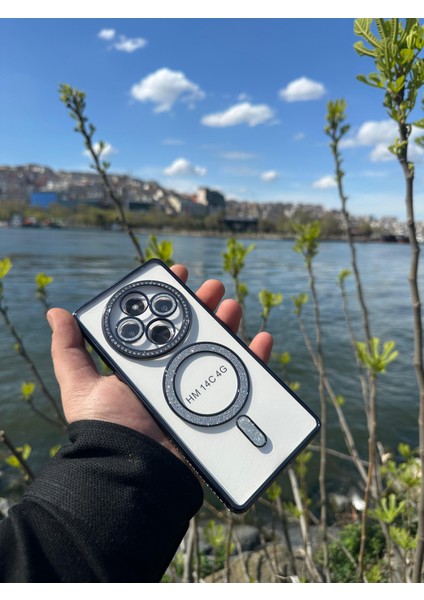 Xiaomi Redmi 14C 4g Şeffaf Taşlı Magsafe Özellikli Kılıf indirimleri