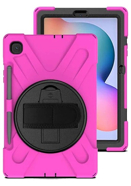 Galaxy Tab S6 Lite P610/P615/ P617 Kılıf Kalem Yerli 3 Katmanlı Standlı Zırh K? - ?86?75E9-3G6