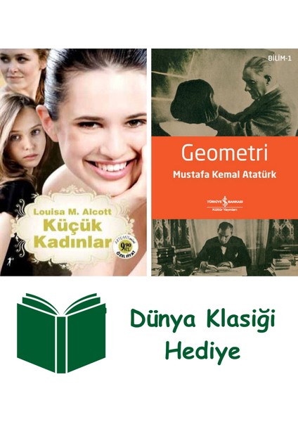 Küçük Kadınlar (Cep Boy) + Geometri + Dünya Klasiği Hediye