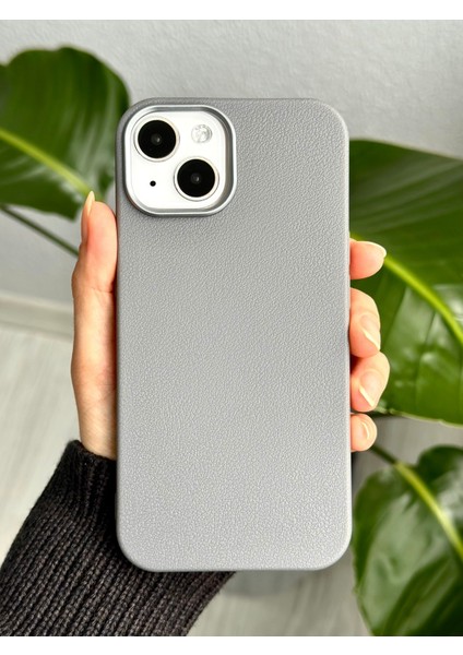 Iphone 13 - 14 - 15 Uyumlu Estetik Dokulu Deri Görünümlü Esnek Silikon Kılıf fiyatları