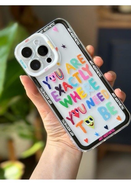 Iphone 14 Pro Uyumlu Baskı Tasarımlı Şeffaf Kılıf fiyatları