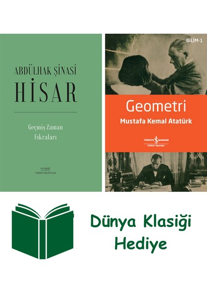 Geçmiş Zaman Fıkraları (Ciltli) + Geometri + Dünya Klasiği Hediye
