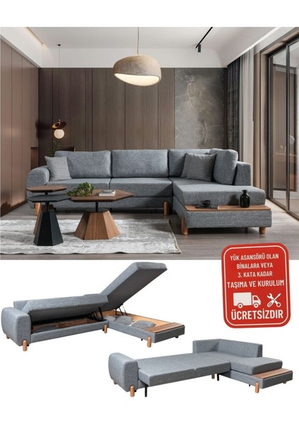 Köşe Takımı - Çok Fonksiyonlu (Sandıklı ve Yataklı)