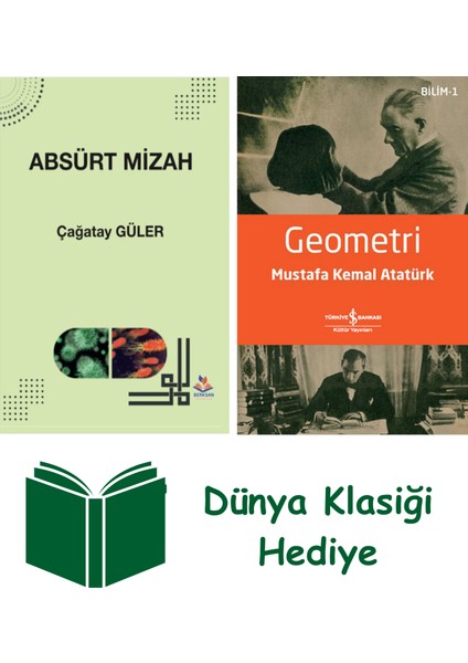 Absürt Mizah + Geometri + Dünya Klasiği Hediye