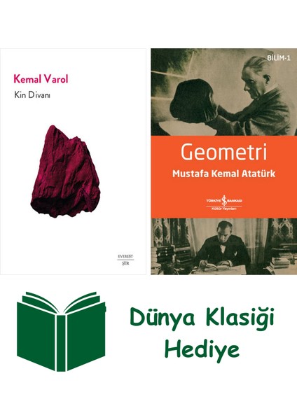 Kin Divanı + Geometri + Dünya Klasiği Hediye
