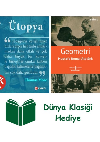 Ütopya + Geometri + Dünya Klasiği Hediye