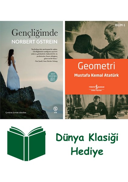 Gençliğimde + Geometri + Dünya Klasiği Hediye