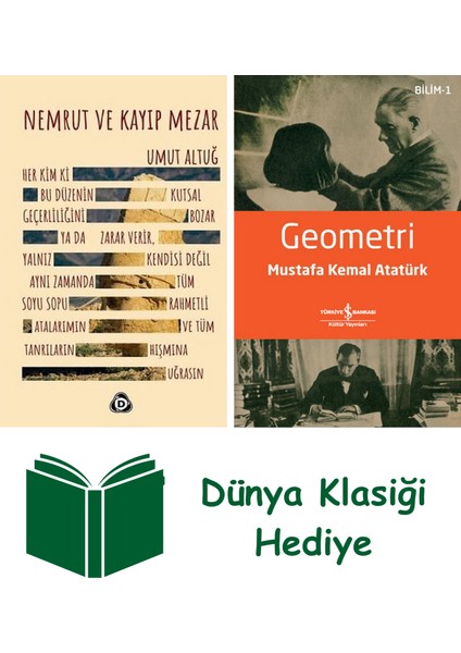Nemrut ve Kayıp Mezar + Geometri + Dünya Klasiği Hediye