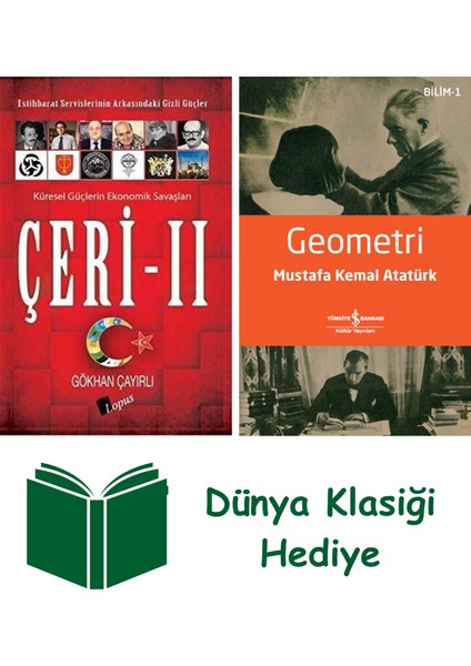 Çeri 2 - Istihbarat Servislerinin Arkasındaki Gizli Güçler + Geometri + Dünya Klasiği Hediye