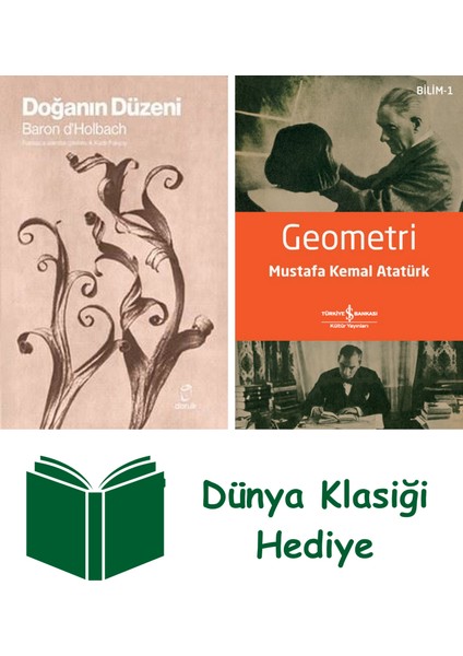 Doğanın Düzeni + Geometri + Dünya Klasiği Hediye