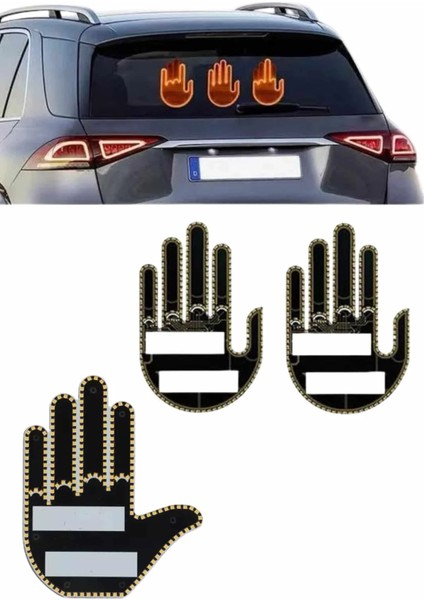 Kumandalı El LED Araba Içi 4 Farklı Mod El Orta Parmak LED fiyatları