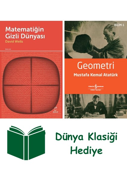 Matematiğin Gizli Dünyası + Geometri + Dünya Klasiği Hediye
