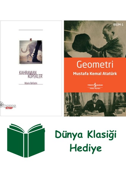 Kahraman Köpekler + Geometri + Dünya Klasiği Hediye