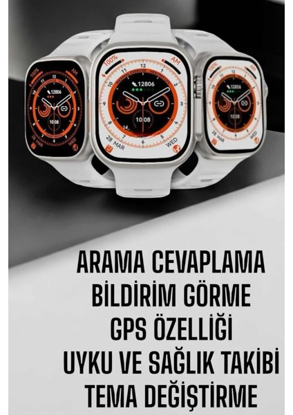 Akıllı Saat Nabız Ölçebilen Yeni Nesil Gps ve Adımsayar Özelliği fiyatları