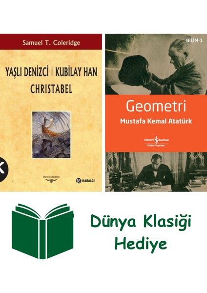 Yaşlı Denizci + Geometri + Dünya Klasiği Hediye
