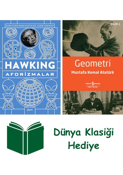 Aforizmalar + Geometri + Dünya Klasiği Hediye