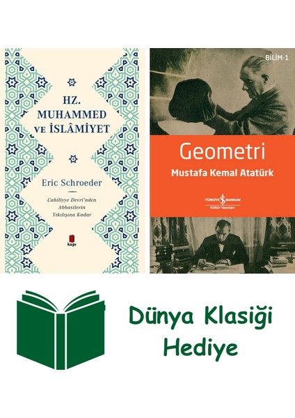 Hz. Muhammed ve Islamiyet (Ciltli) + Geometri + Dünya Klasiği Hediye