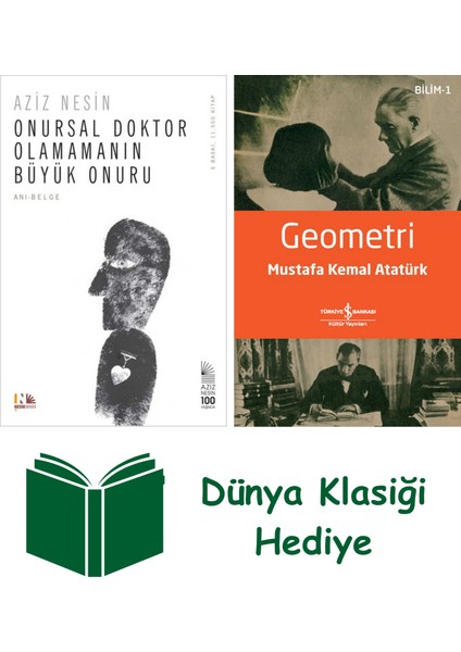 Onursal Doktor Olamamanın Büyük Onuru + Geometri + Dünya Klasiği Hediye
