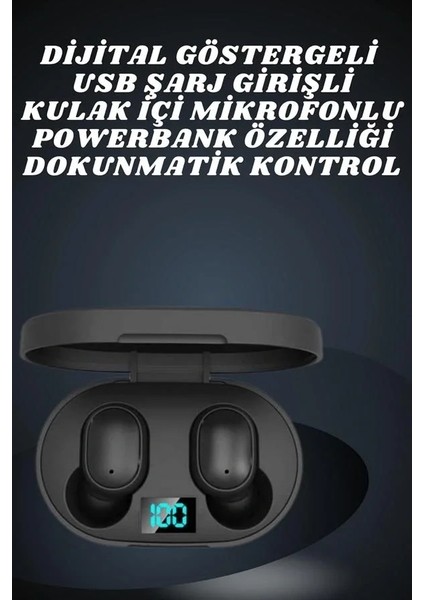 Çift Kulaklık Kampanyası Dokunmatik Kontrol Kulak Içi Yüksek Ses Kaliteli Mikrofonlu modelleri