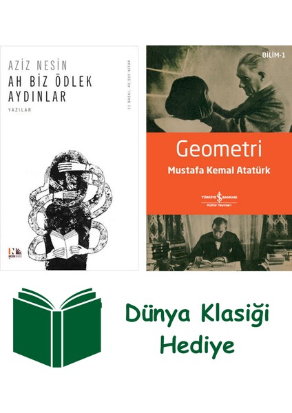 Ah Biz Ödlek Aydınlar + Geometri + Dünya Klasiği Hediye
