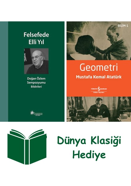 Felsefede Elli Yıl + Geometri + Dünya Klasiği Hediye