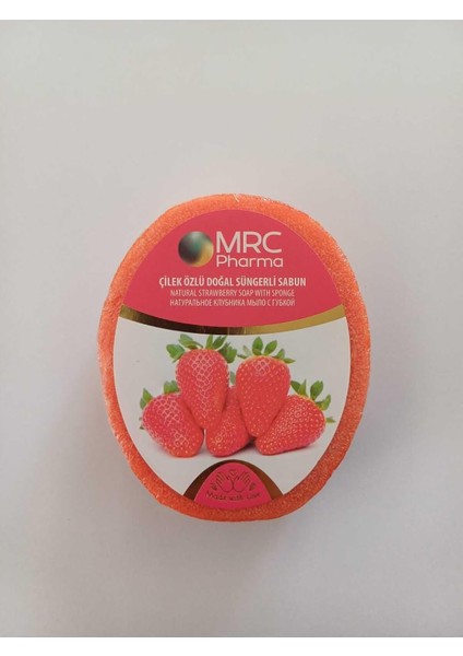 Mrc Pharma Çilek Özlü Doğal Süngerli Sabun