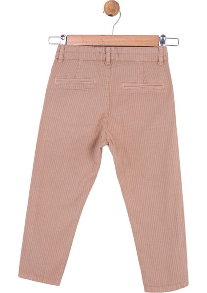 Erkek 4-8 Yaş Çocuk Dokuma Pantolon 64717 Camel