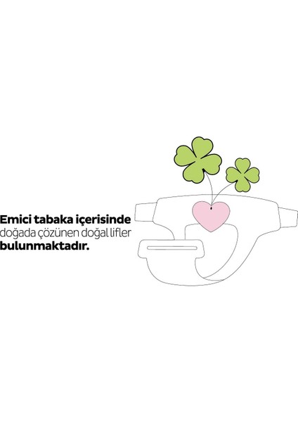 Ecologic Premium Plus Avantajlı Paket Bebek Bezi 4 Numara Maxi 156 Adet