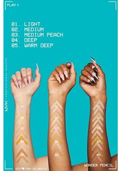 Wonder Pencil Çift Taraflı Aydınlatıcı & Kapatıcı Kalem - Medium Peach