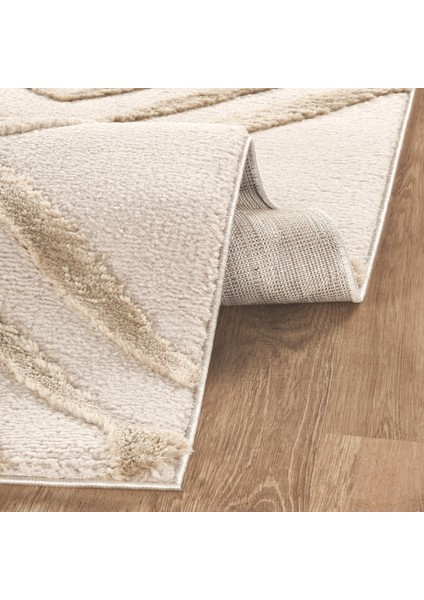 7/24 Plushy Doha Bej Salon Mutfak Halısı Yolluk fırsatları