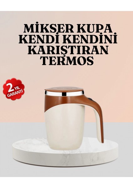 Paslanmaz Çelik Şarjlı Karıştırma Kupa – Otomatik Manyetik Blender Fincan