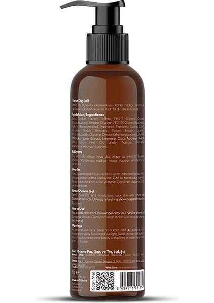 Verna Duş Jeli 200 ml fiyatları